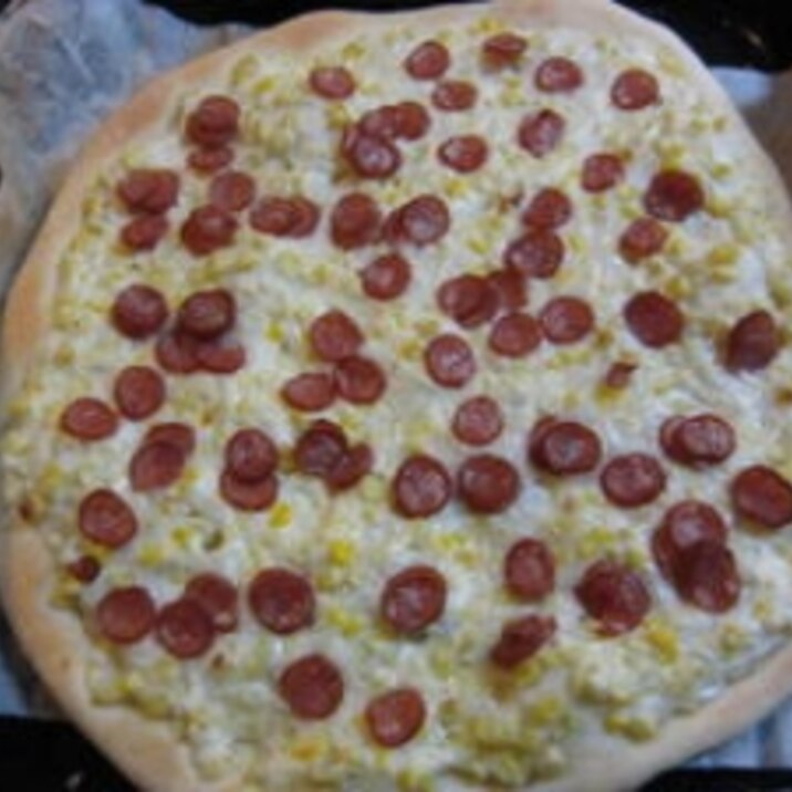 子供の好きなコーンクリームピザ レシピ 作り方 By ろここ22 楽天レシピ